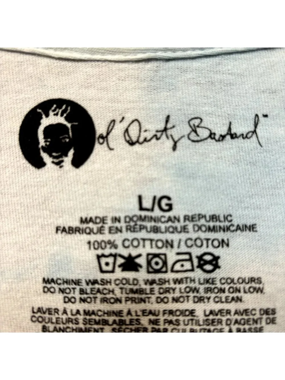Ol Dirty Bastard 1995 Return to 36 Chambers Rap Tie Dye L